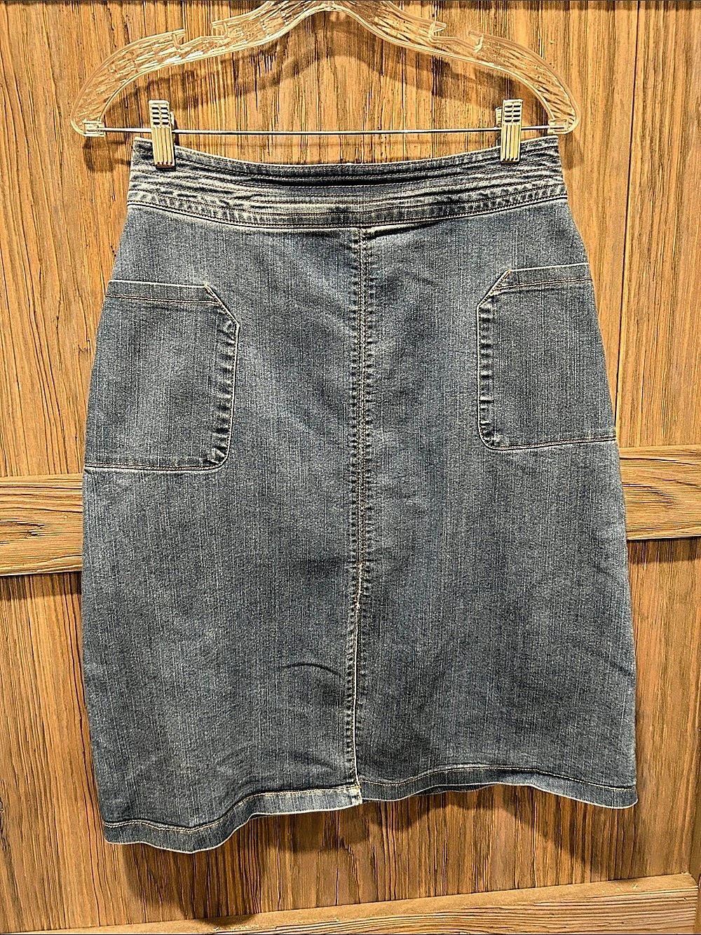 Universal Thread Denim Pencil Skirt Gray Size 6